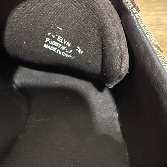 Coach Brown and Gold Patterned Sneakers - Picture 7 of 7